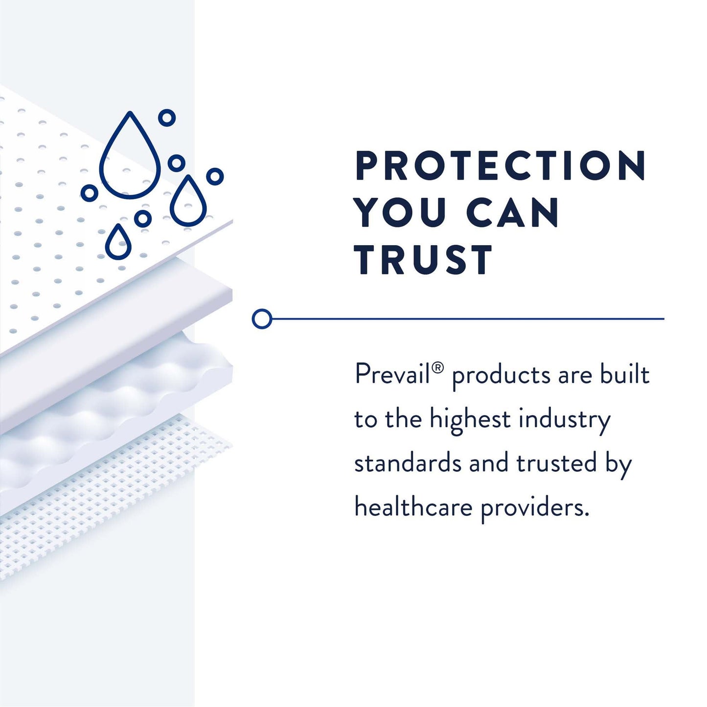Prevail® Daily Pant Liners Light/Moderate Bladder Control Pad, 12.5-Inch Length