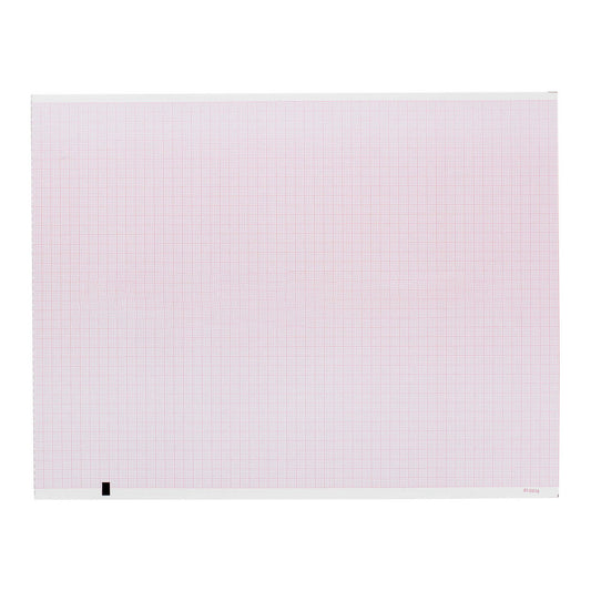 Mortara Recording Chart Paper Z-Fold Red Grid