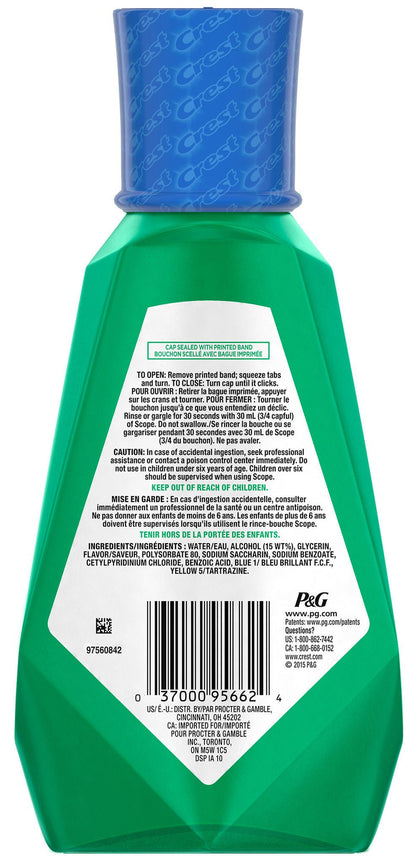 Scope Mouthwash Mint Flavor