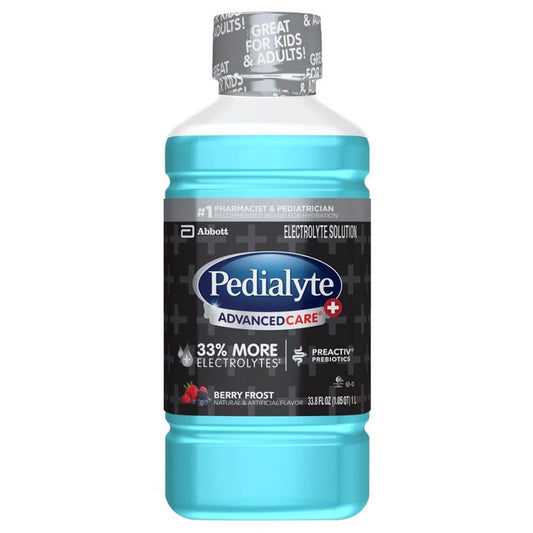 Pedialyte® AdvancedCare™ Plus Berry Frost Electrolyte Solution, Bottle