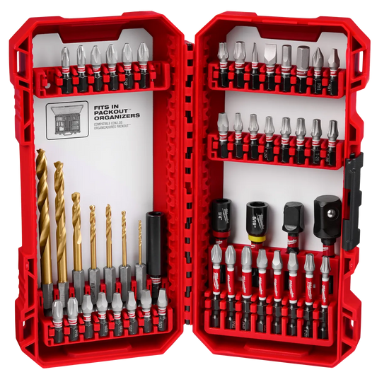 Milwaukee 50PC SHOCKWAVE Impact Duty Drill & Drive Set – 50PC 48-32-4013 | 50-Piece