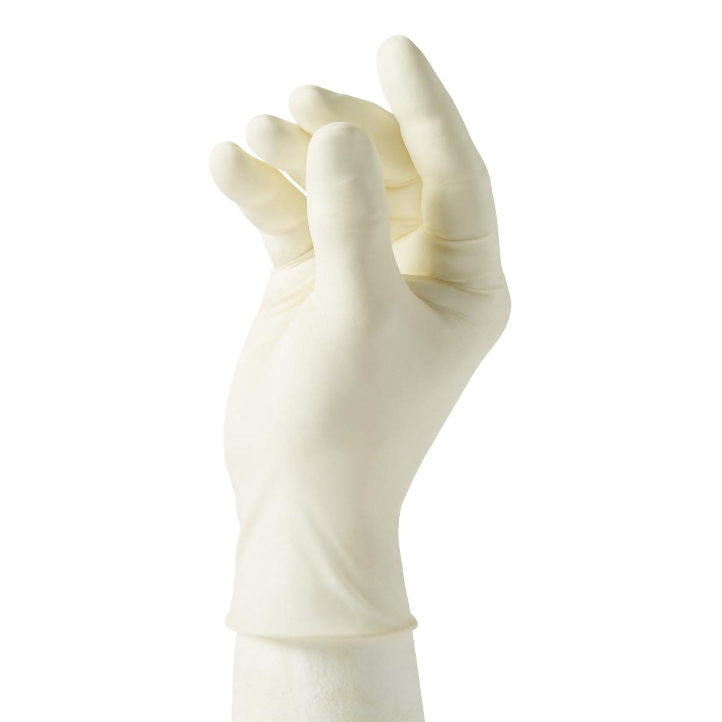 Curad® Latex Exam Gloves, Beige - view 2