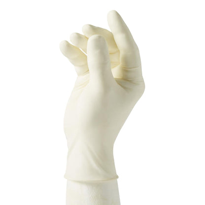 Curad® Latex Exam Gloves, Beige - view 2