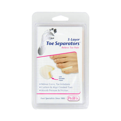 PediFix 3-Layer Toe Separators™ Toe Spacer