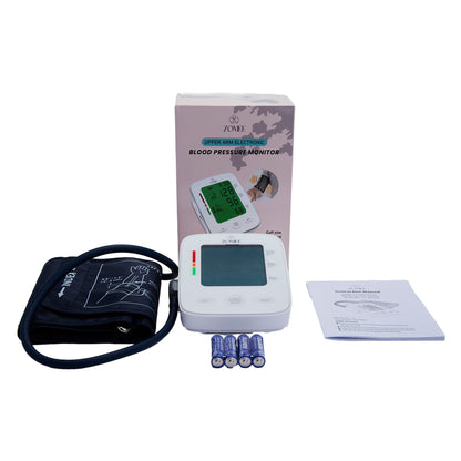 Zomee Home Automatic Digital Blood Pressure Monitor Extra Large Cuff Arm Nylon Cuff 16.5 to 21 Inch Desk Model