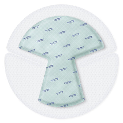 Zetuvit® Plus Silicone Border Super Absorbent Dressing, Heel