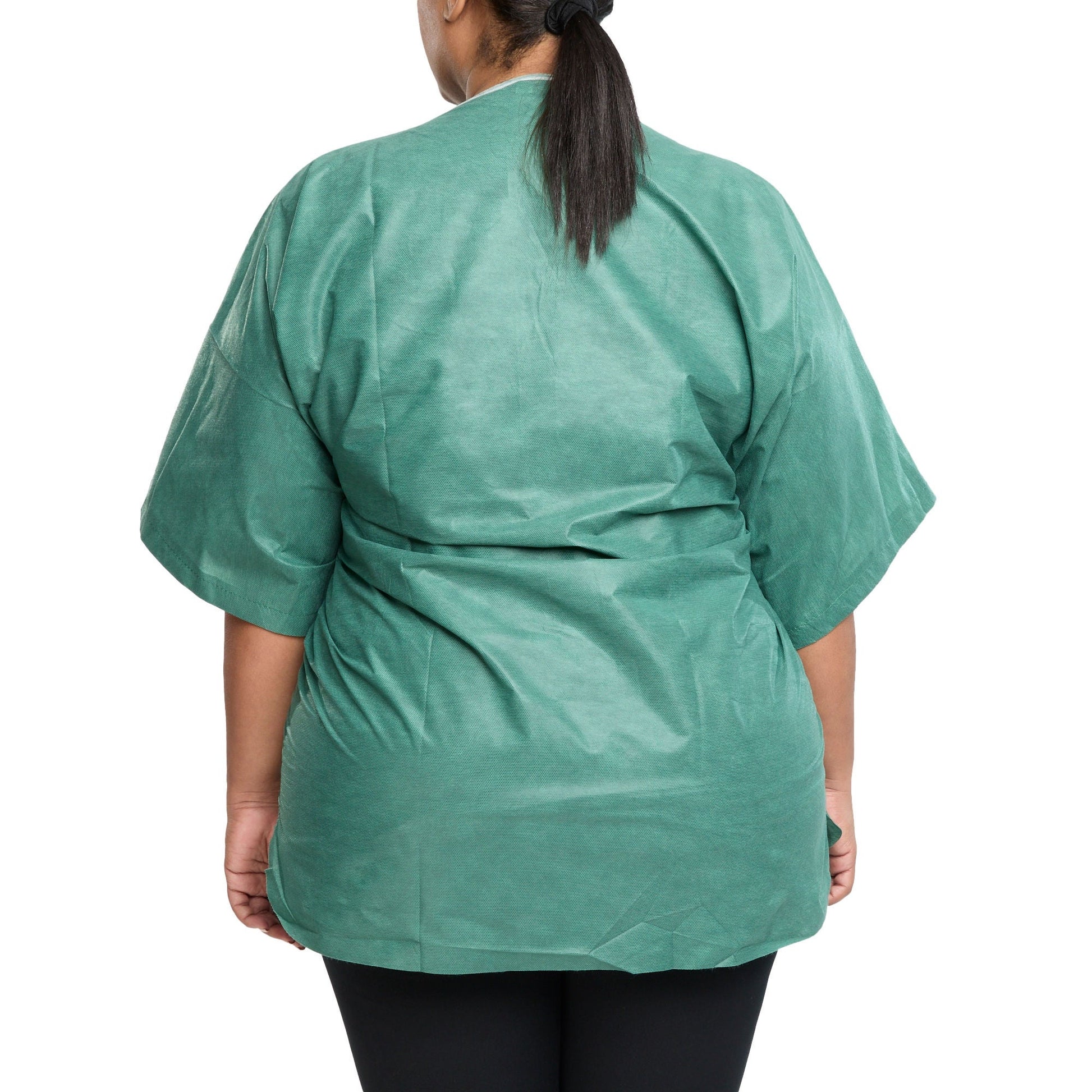Graham Medical Short Sleeve Scrub Shirt, Green, 2X-Large