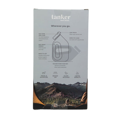 Tanker Portable Male Urinal, Cement Grey