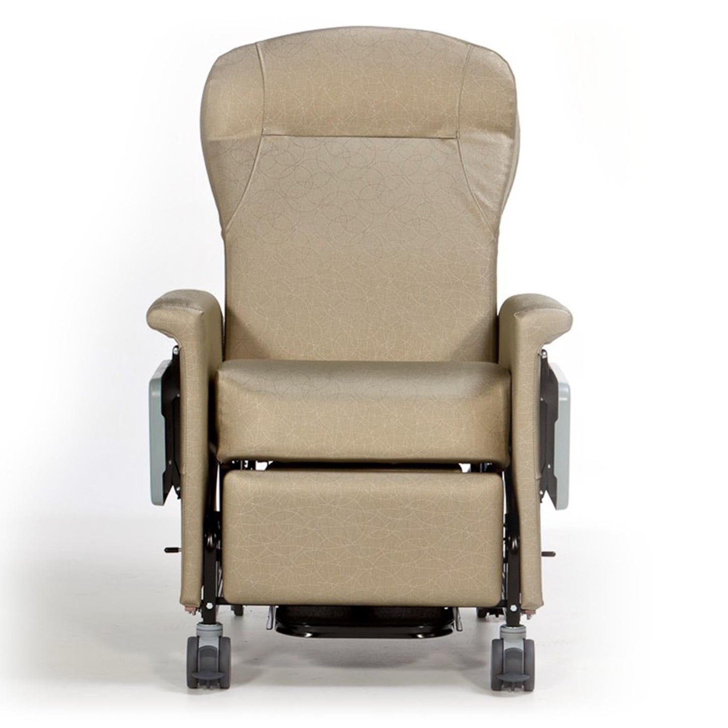 Ascent II Power Recliner Natural Vinyl 4 Inch Casters 300 lbs. Weight Capacity