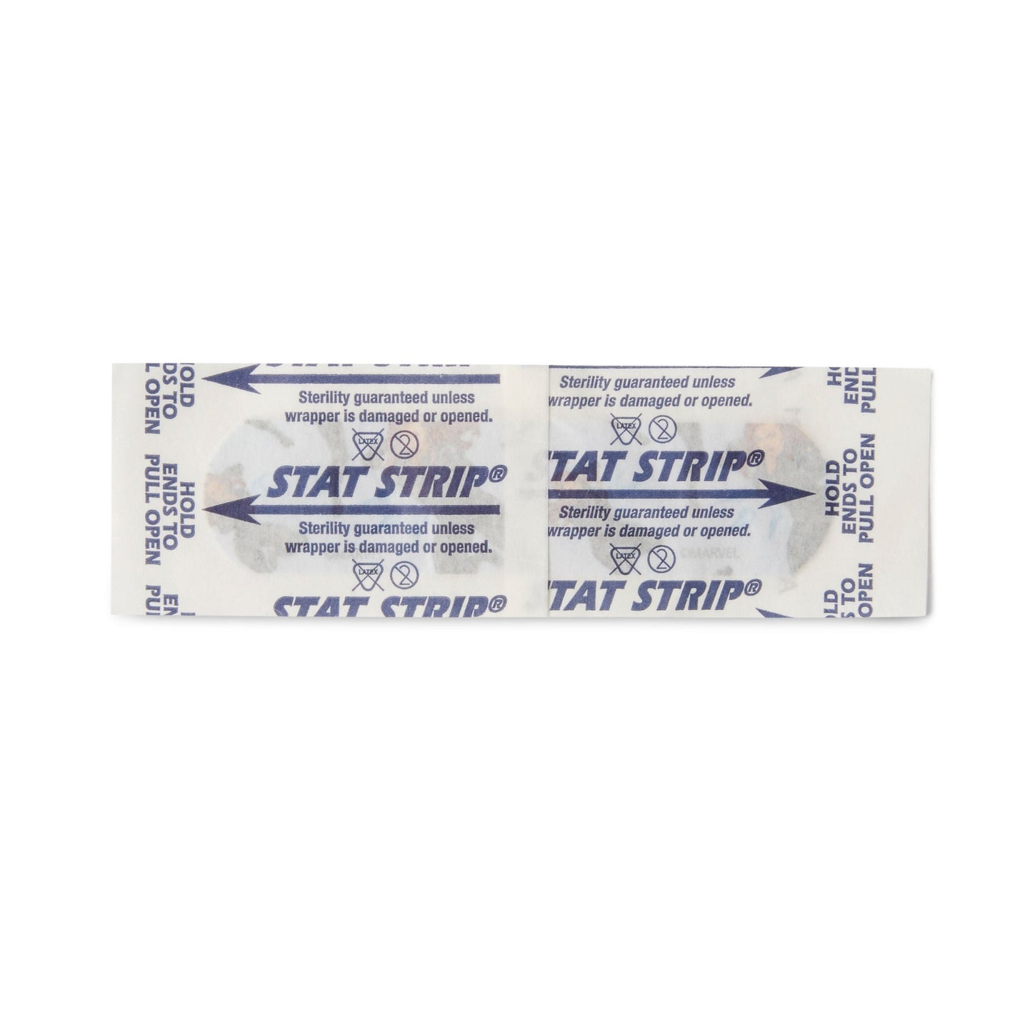 American® White Cross Stat Strip® Avengers Adhesive Strip, ¾ x
