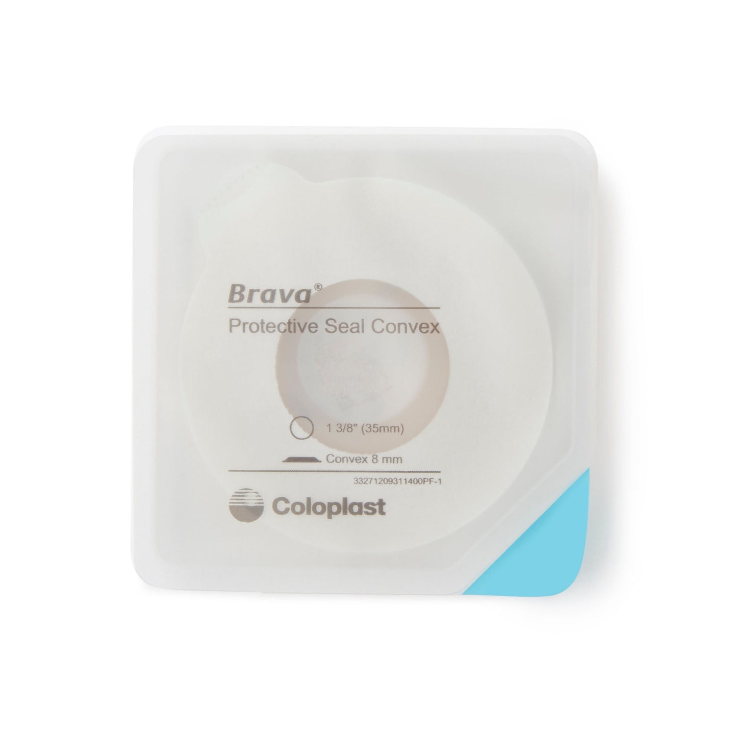 Brava Ostomy Seal Convex, Starter Hole (35mm) For Use with Ostomy Pouch