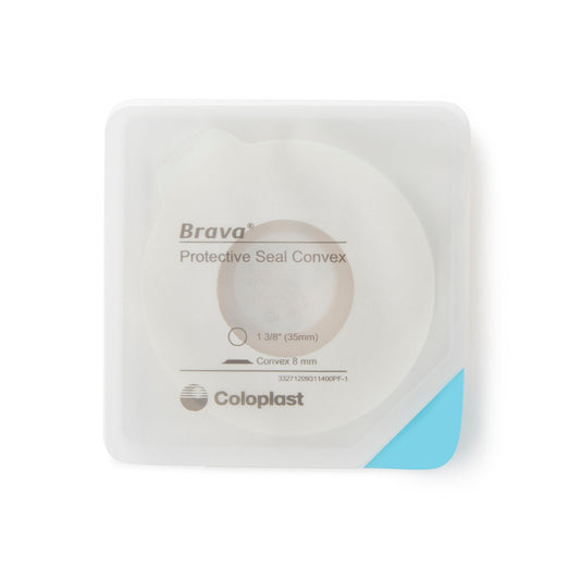 Brava Ostomy Seal Convex, Starter Hole (35mm) For Use with Ostomy Pouch