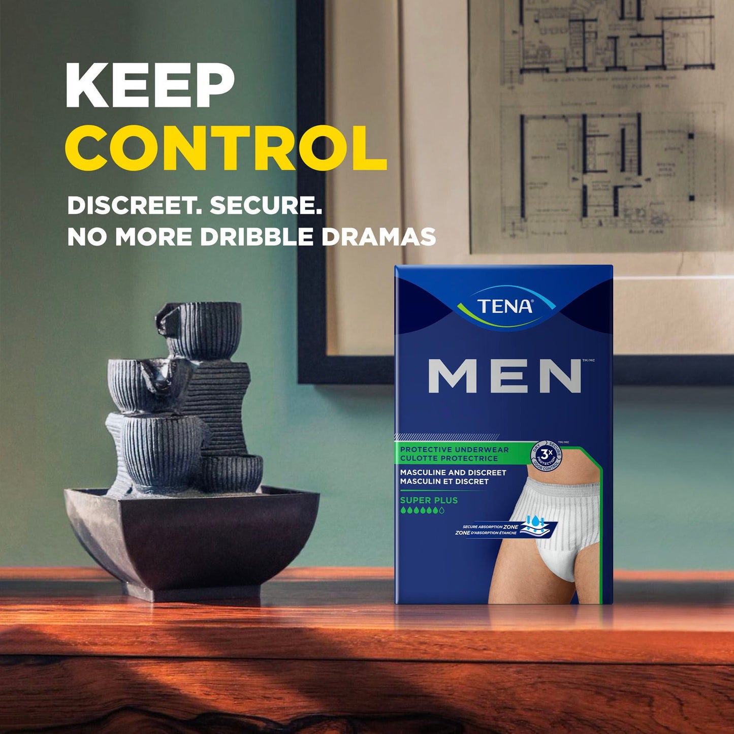 Tena® Men™ Super Plus Protective Underwear