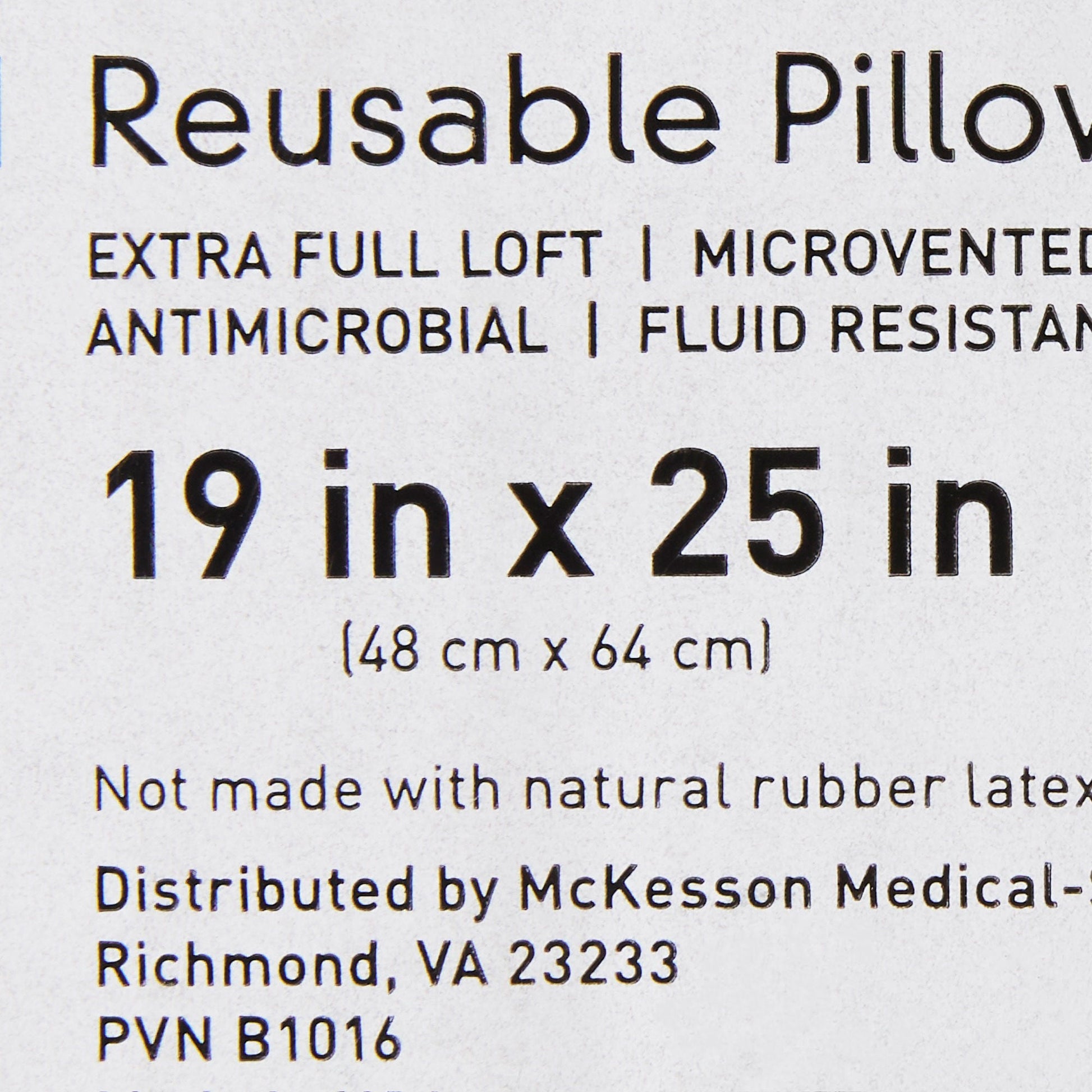McKesson Reusable Bed Pillow