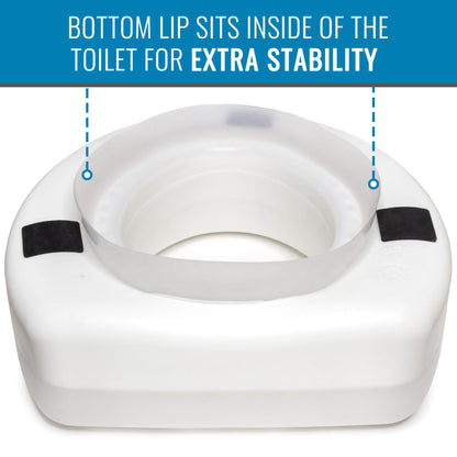HealthSmart® Raised Toilet Seat