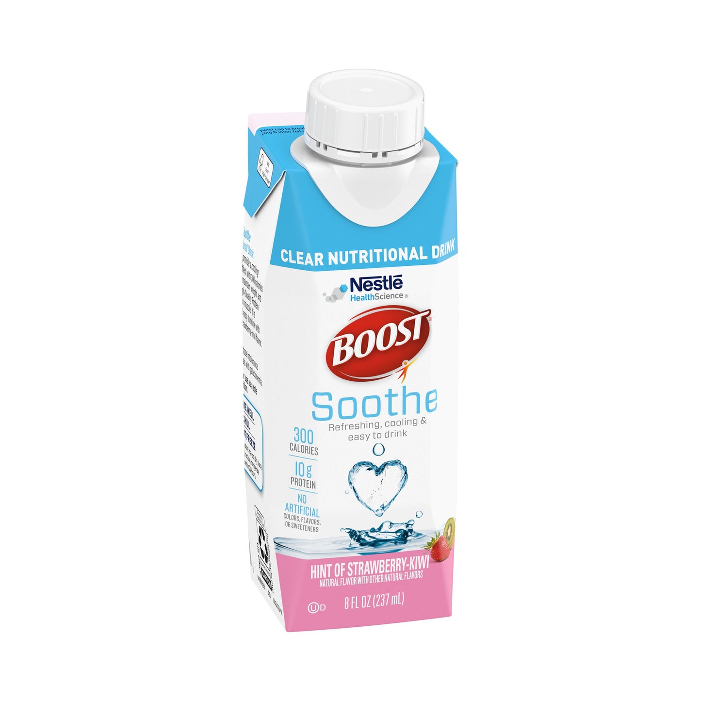 Boost® Soothe Strawberry Kiwi Clear Nutritional Drink, Carton