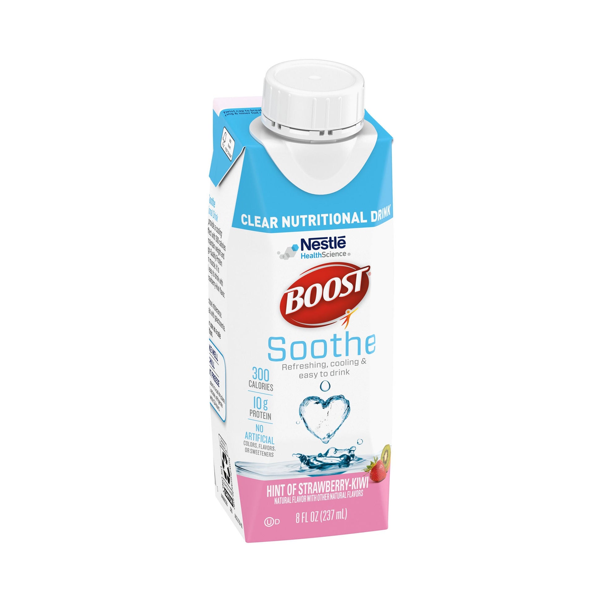 Boost® Soothe Strawberry Kiwi Clear Nutritional Drink, Carton