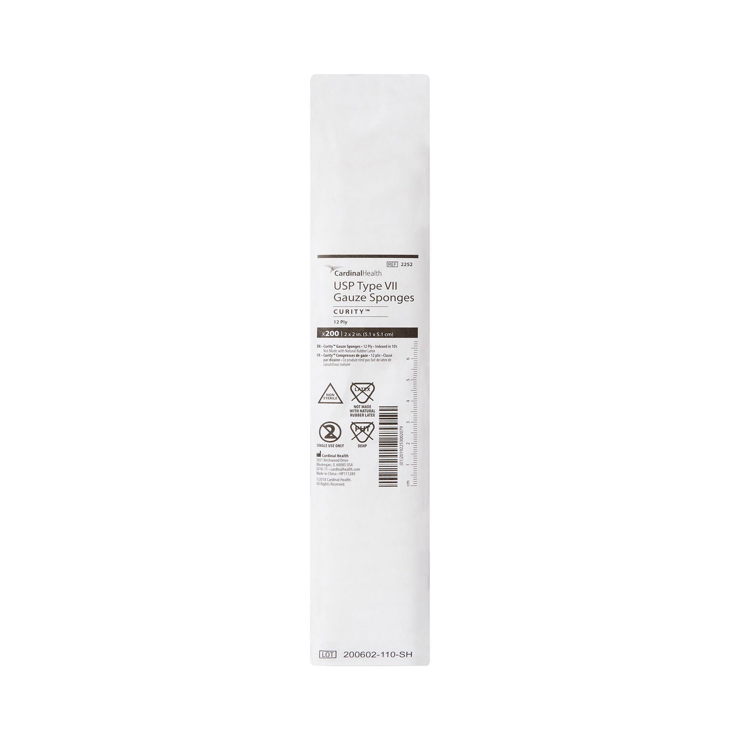 Curity™ USP Type VII Gauze Sponge, 12-Ply