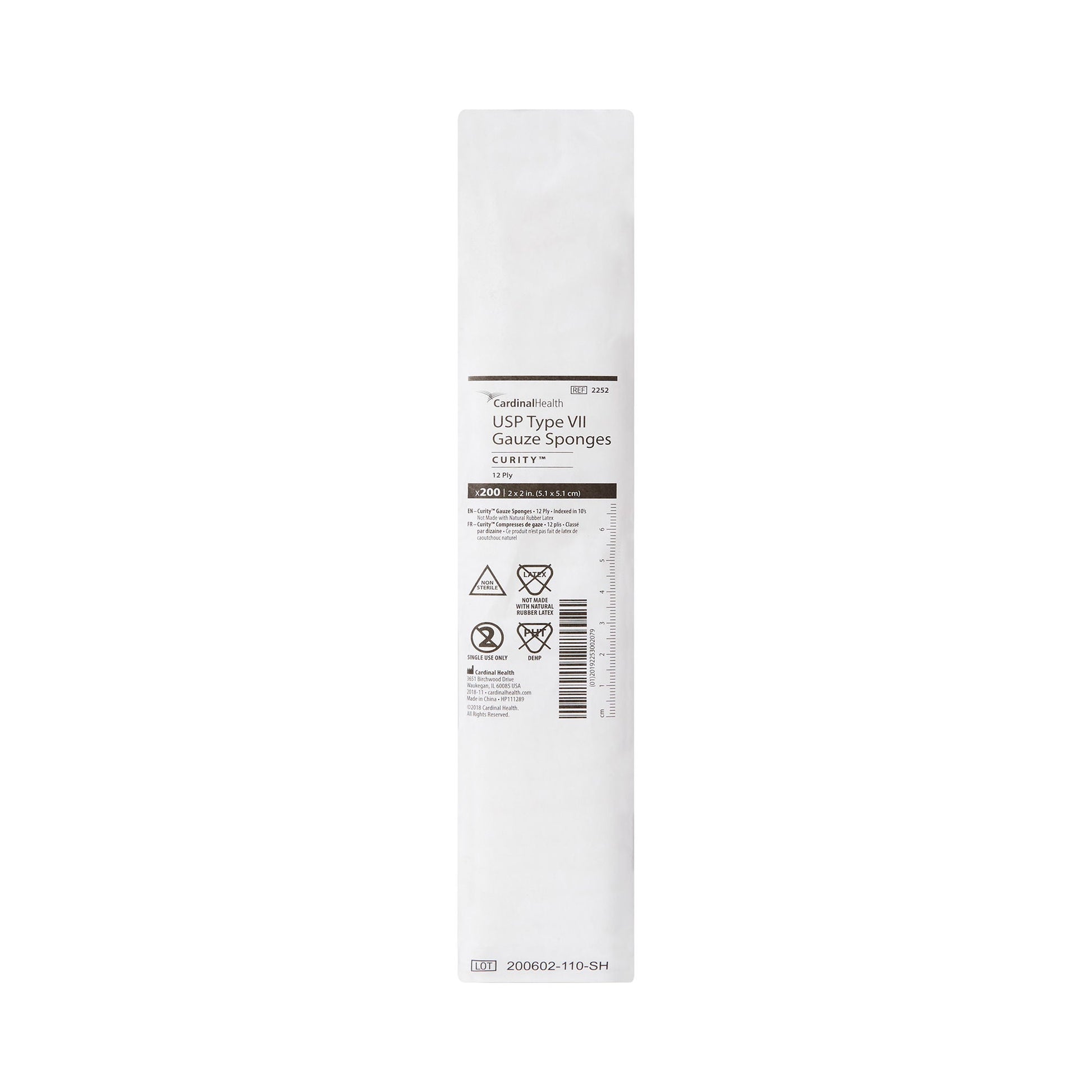 Curity™ USP Type VII Gauze Sponge, 12-Ply