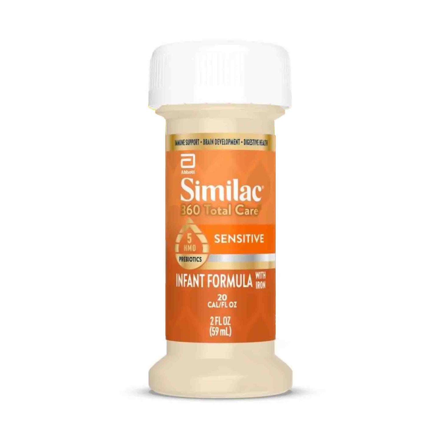 Similac 360 Total Care Sensitive Infant Formula Unflavored Bottle Liquid Iron Lactose Sensitivity