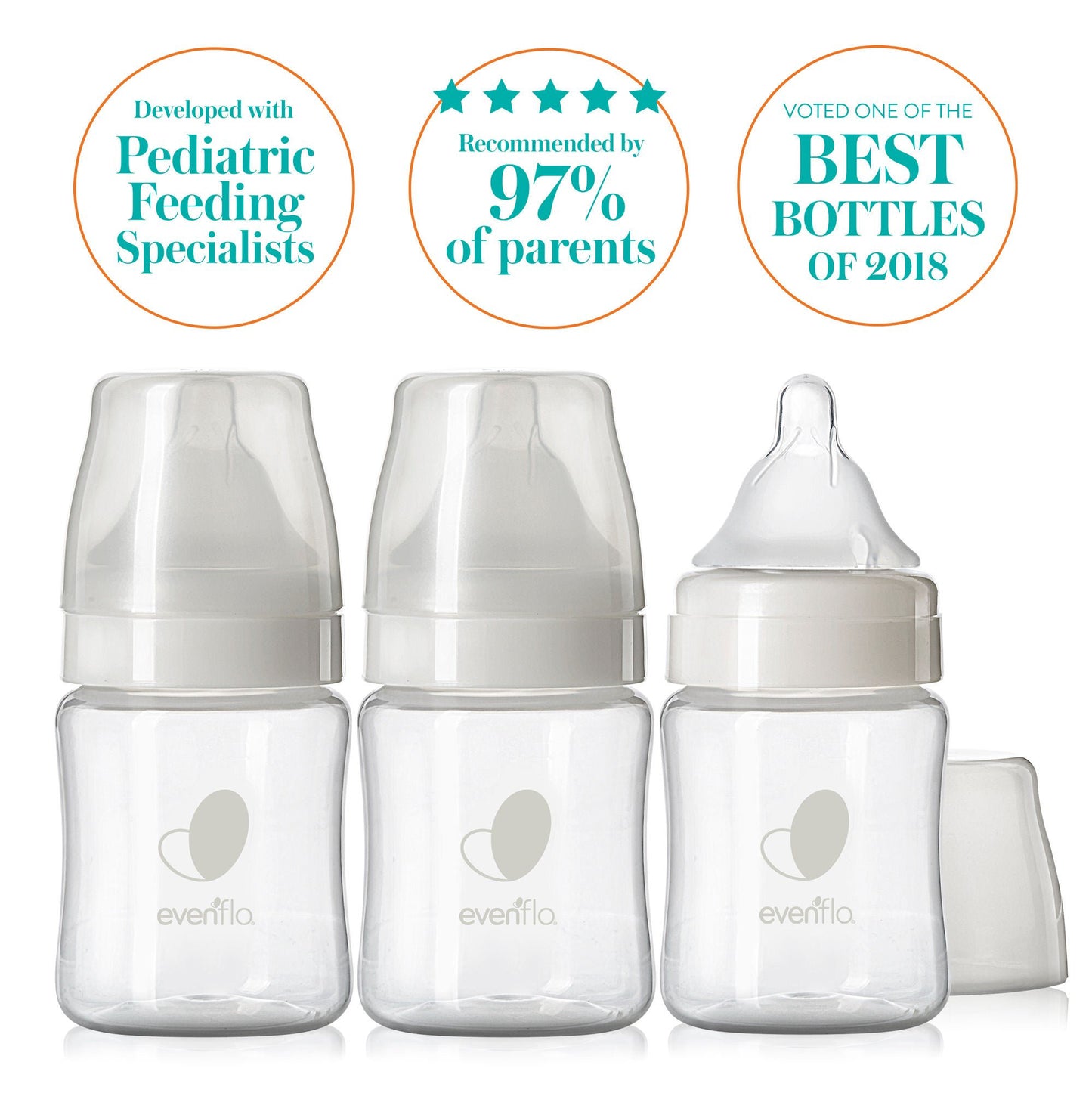 Evenflo® Balance+ Wide Neck Baby Bottle, capacity