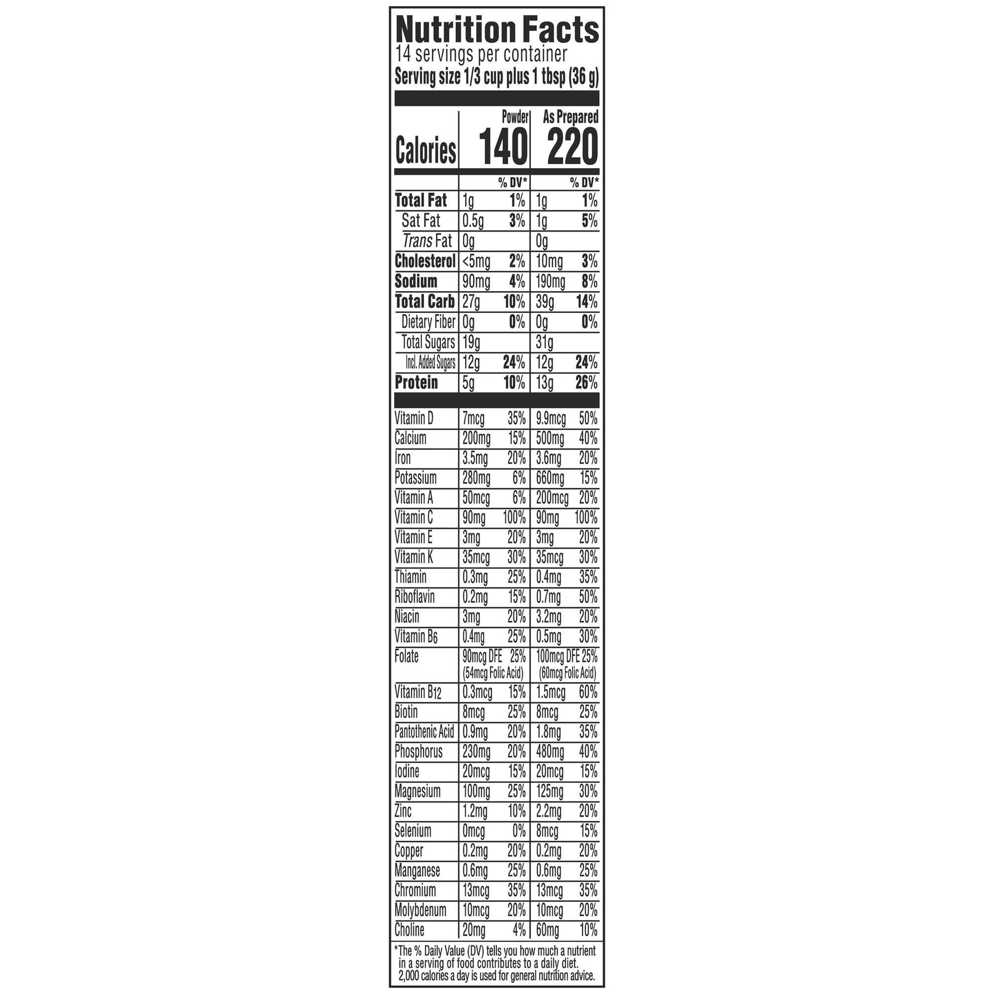 Carnation Breakfast Essentials® Rich Milk Chocolate Nutritional Drink