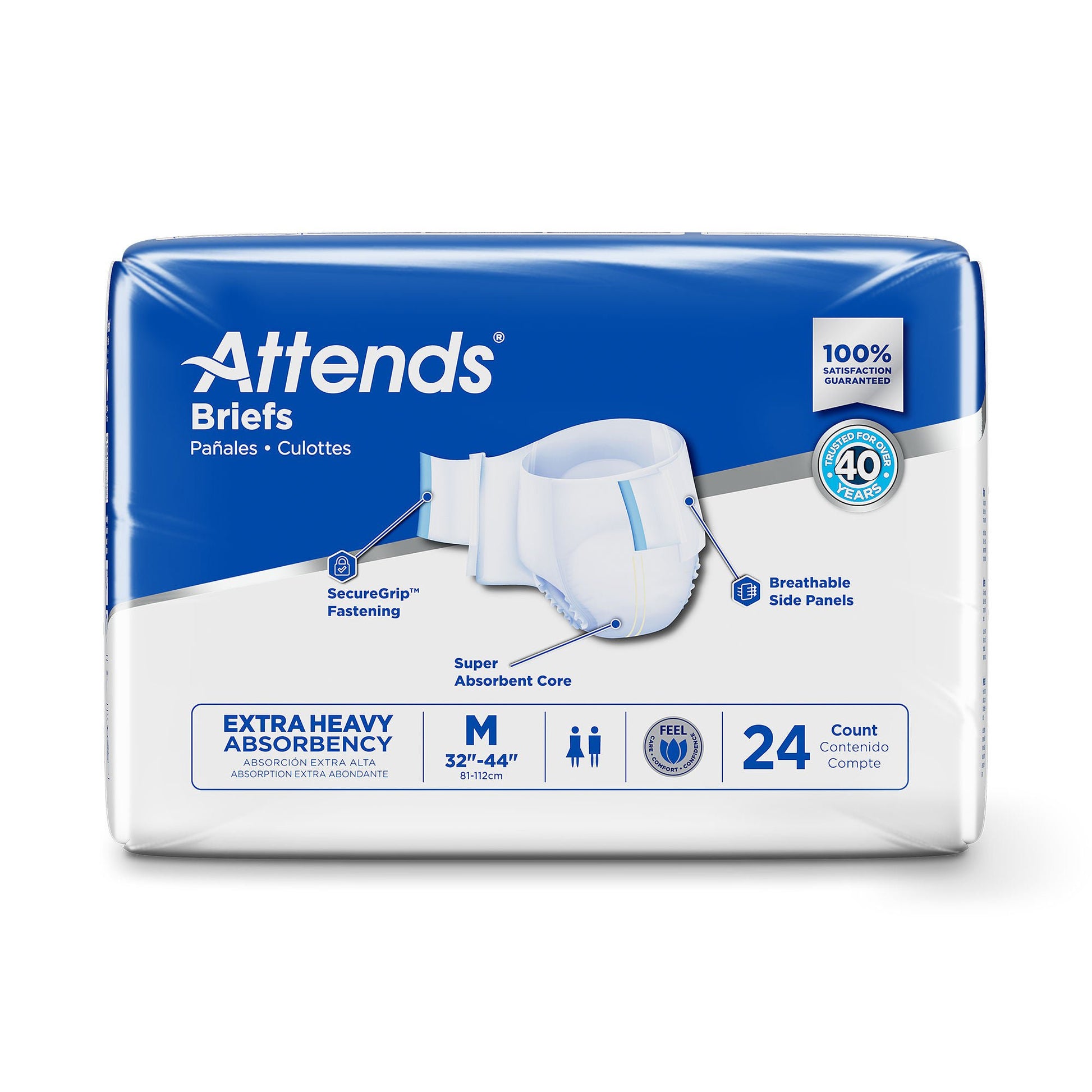 Attends® Extra Heavy Absorbency Briefs
