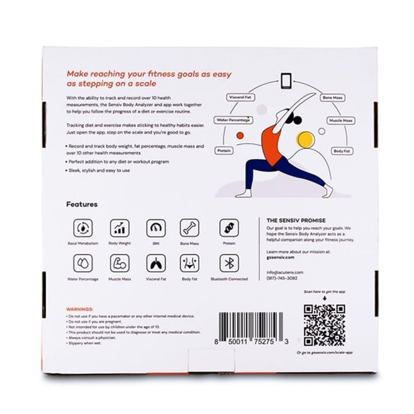 Sensiv Body Analyzer Bluetooth Smart Scale