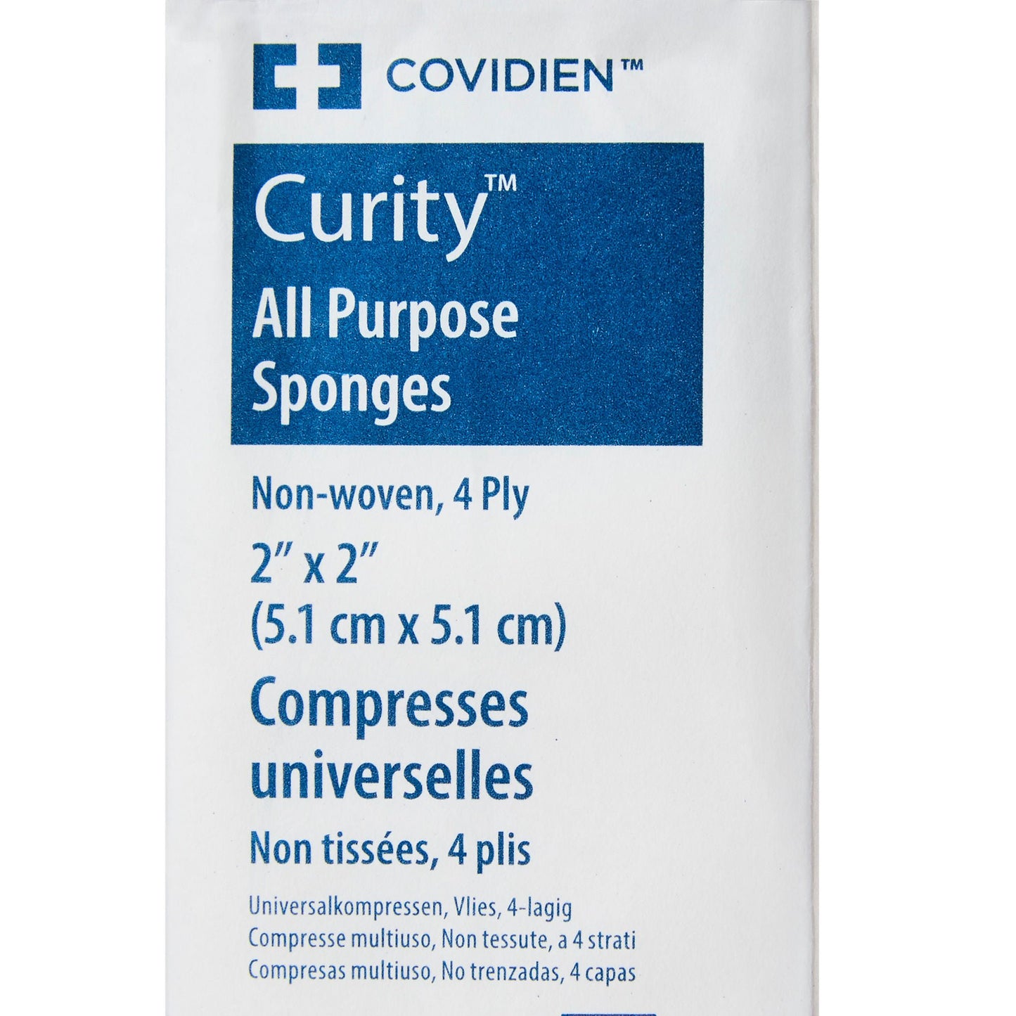 Curity™ Nonwoven Sponge, 4-Ply