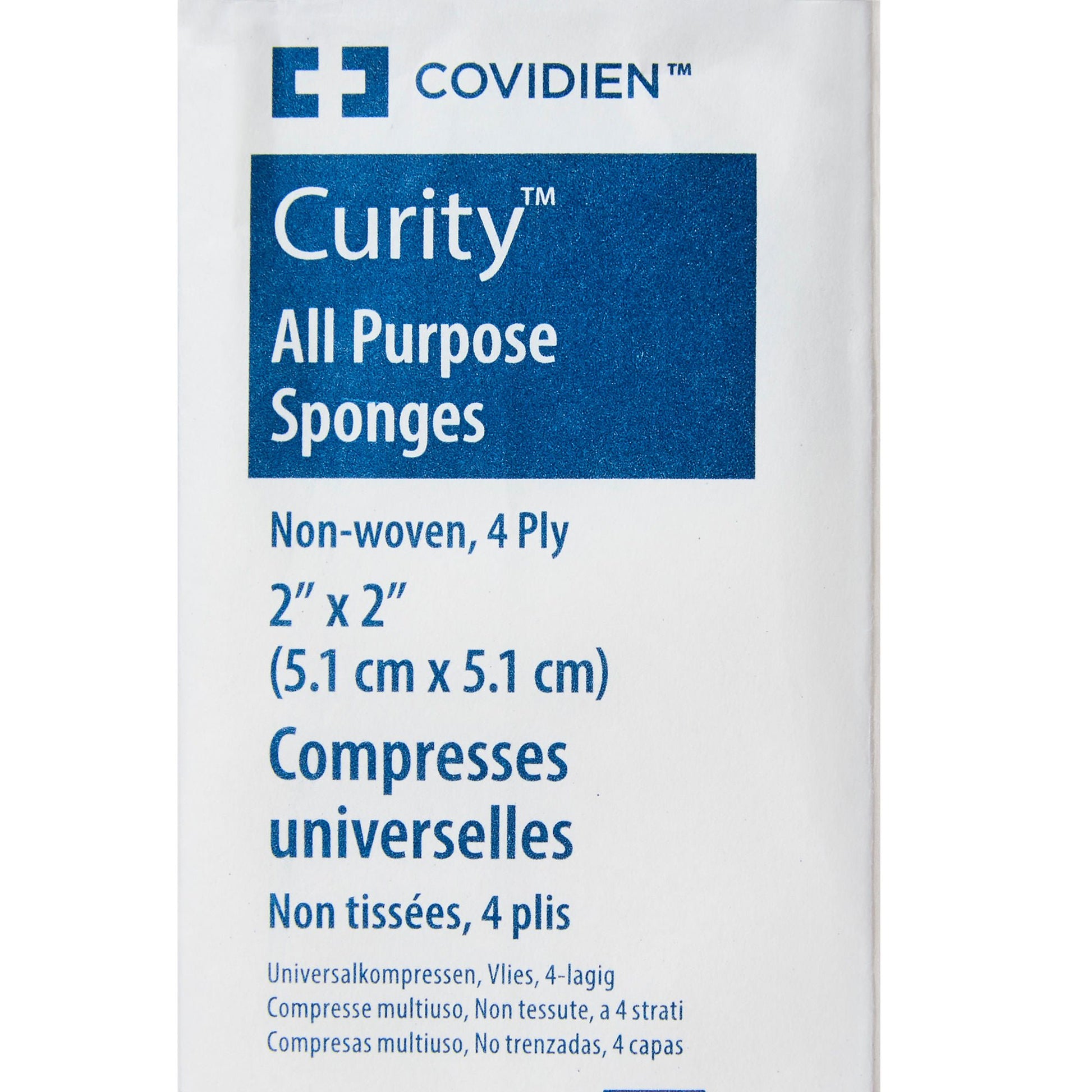 Curity™ Nonwoven Sponge, 4-Ply