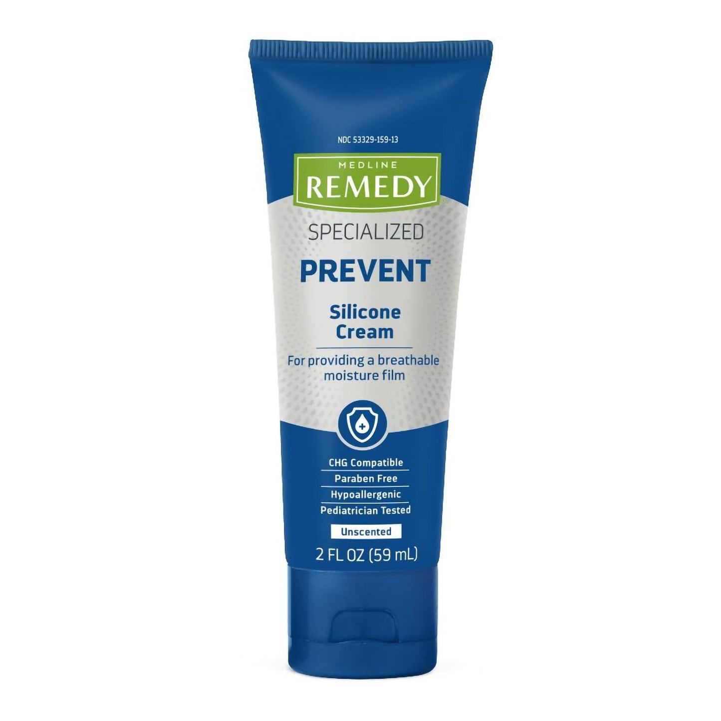 Medline Remedy Specialized Prevent Skin Protectant Tube Unscented Cream CHG Compatible