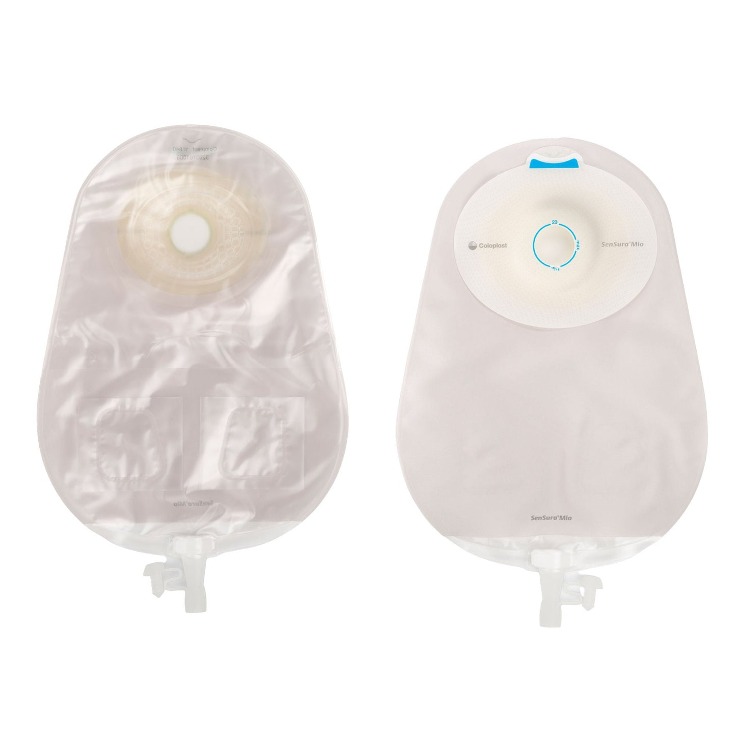 SenSura® Mio Convex Light 1-Piece Transparent Urostomy Pouch, Stoma