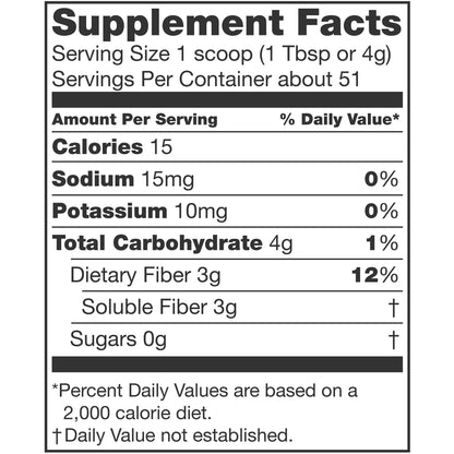 Nutrisource® Fiber Supplement, canister