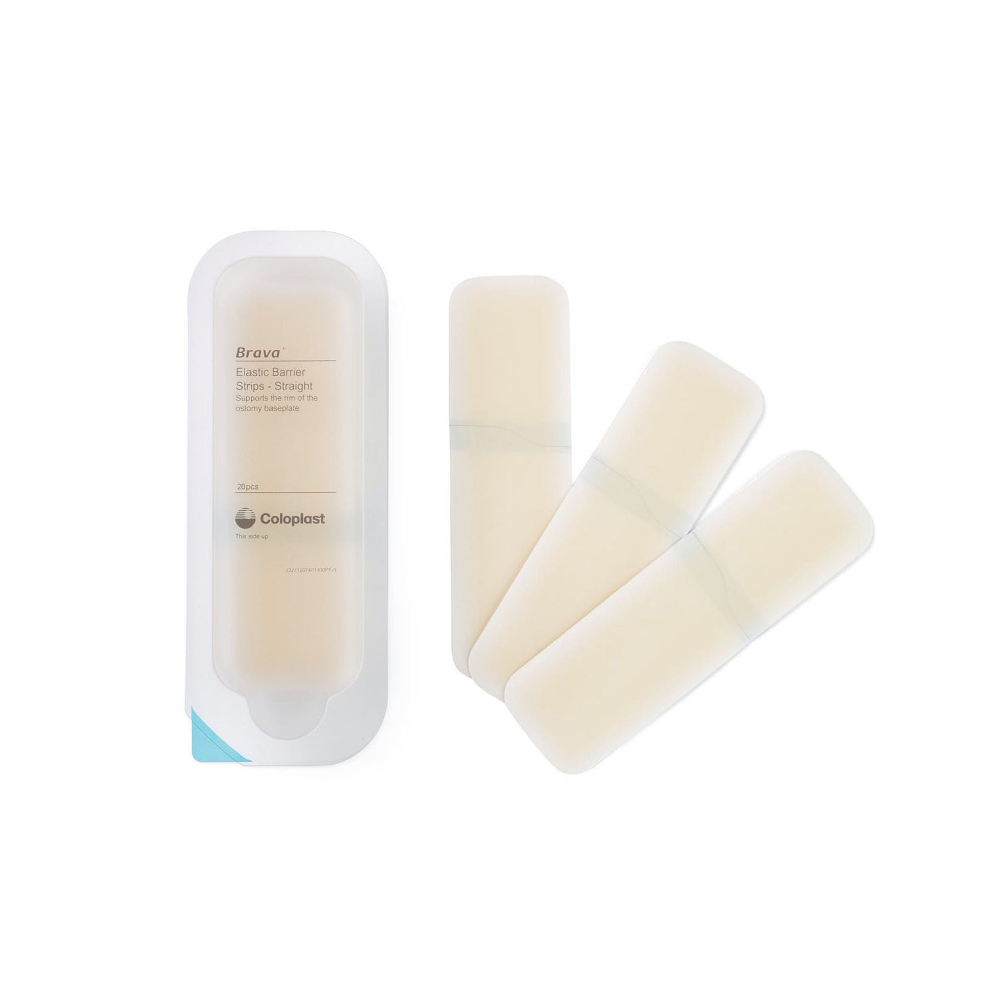 Coloplast Ostomy Elastic Barrier Strips, Straight