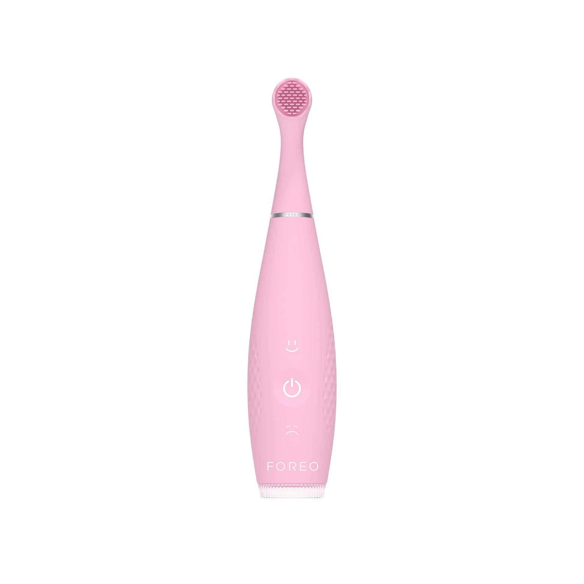 issa 4 baby Sonic Toothbrush Pearl Pink Bunny Ages Birth to 3 Years Silicone
