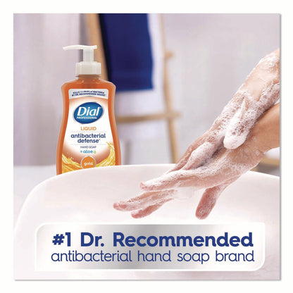 Dial Professional Antibacterial Defense Gold + Aloe Antibacterial Soap Liquid Pump Bottle Original Scent