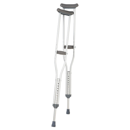 Breg Aluminum Underarm Crutches, 5'2" – 5'10"