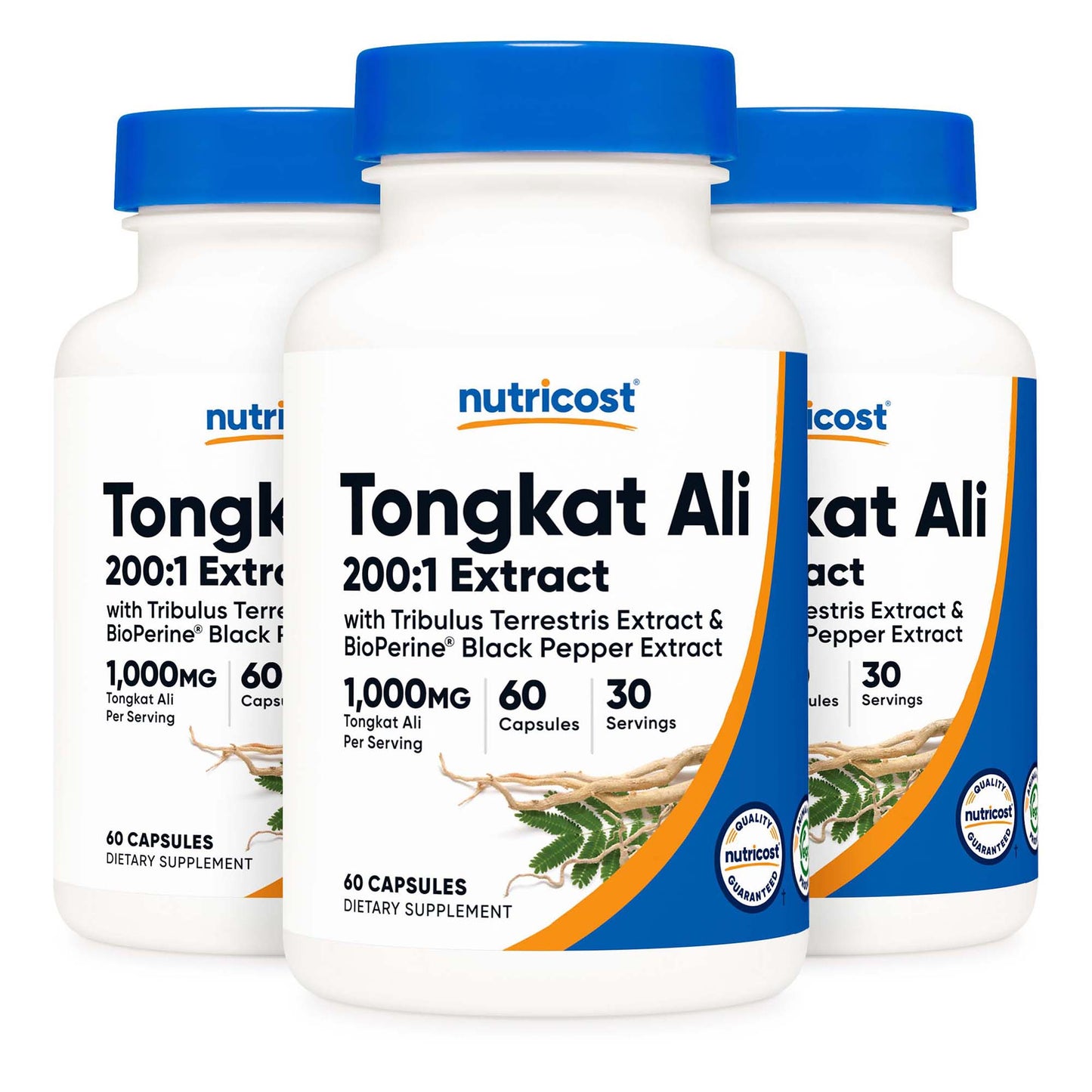 nutricost Dietary Supplement Tongkat 1,000 mg Strength Capsule
