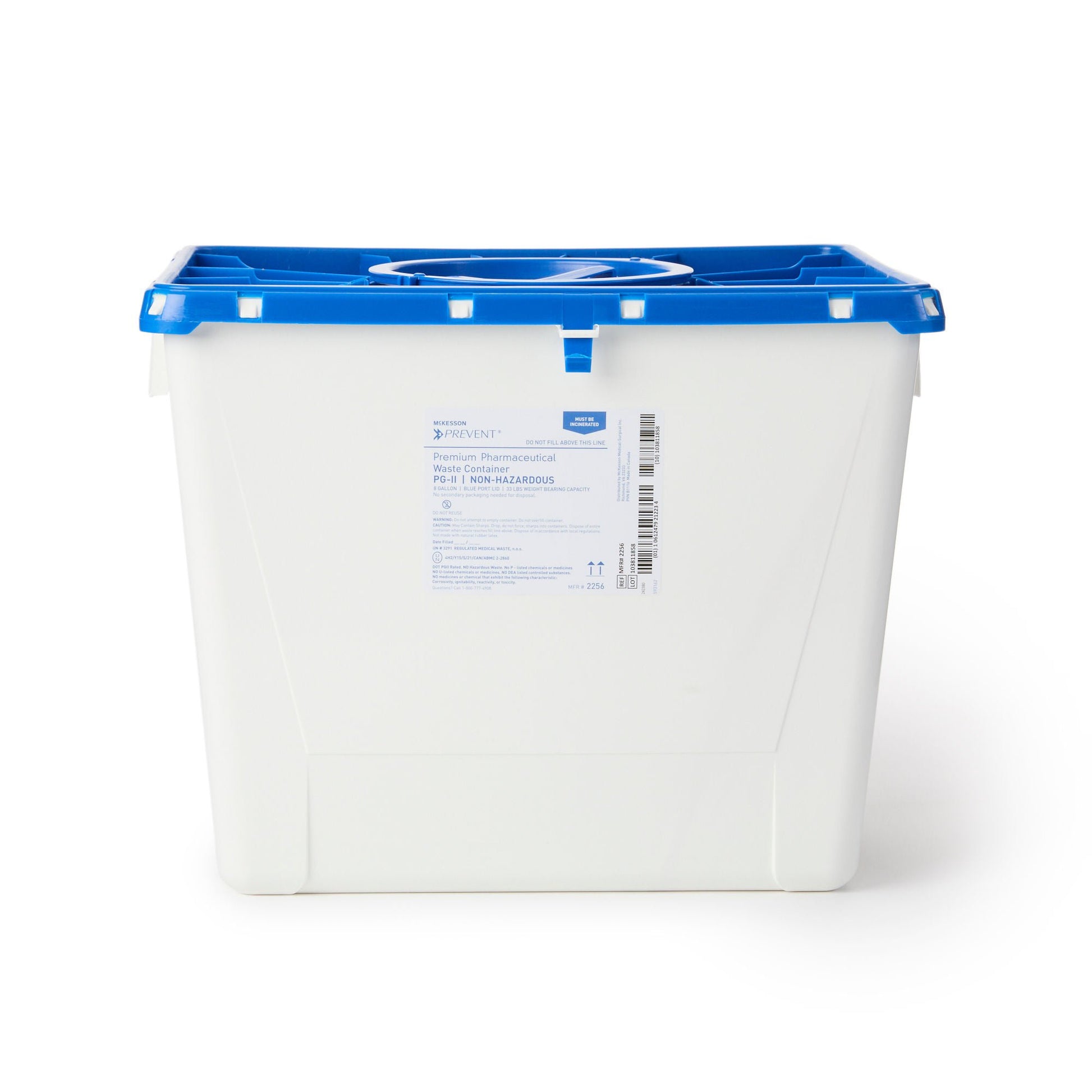 McKesson Prevent® Pharmaceutical Waste Container, 8 Gal.