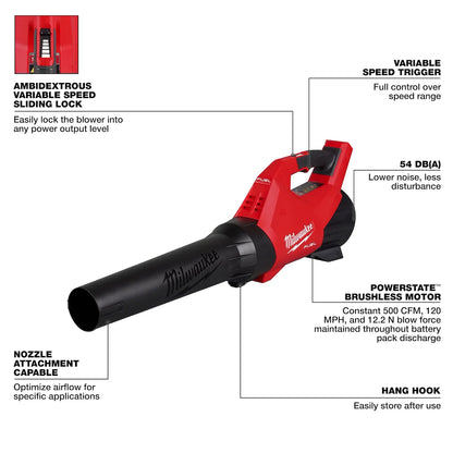 Milwaukee M18 FUEL Blower 3017-20 | M18 Battery, POWERSTATE Brushless