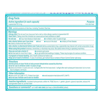 Imodium® A-D Loperamide HCl 2 mg Anti-Diarrheal Softgels