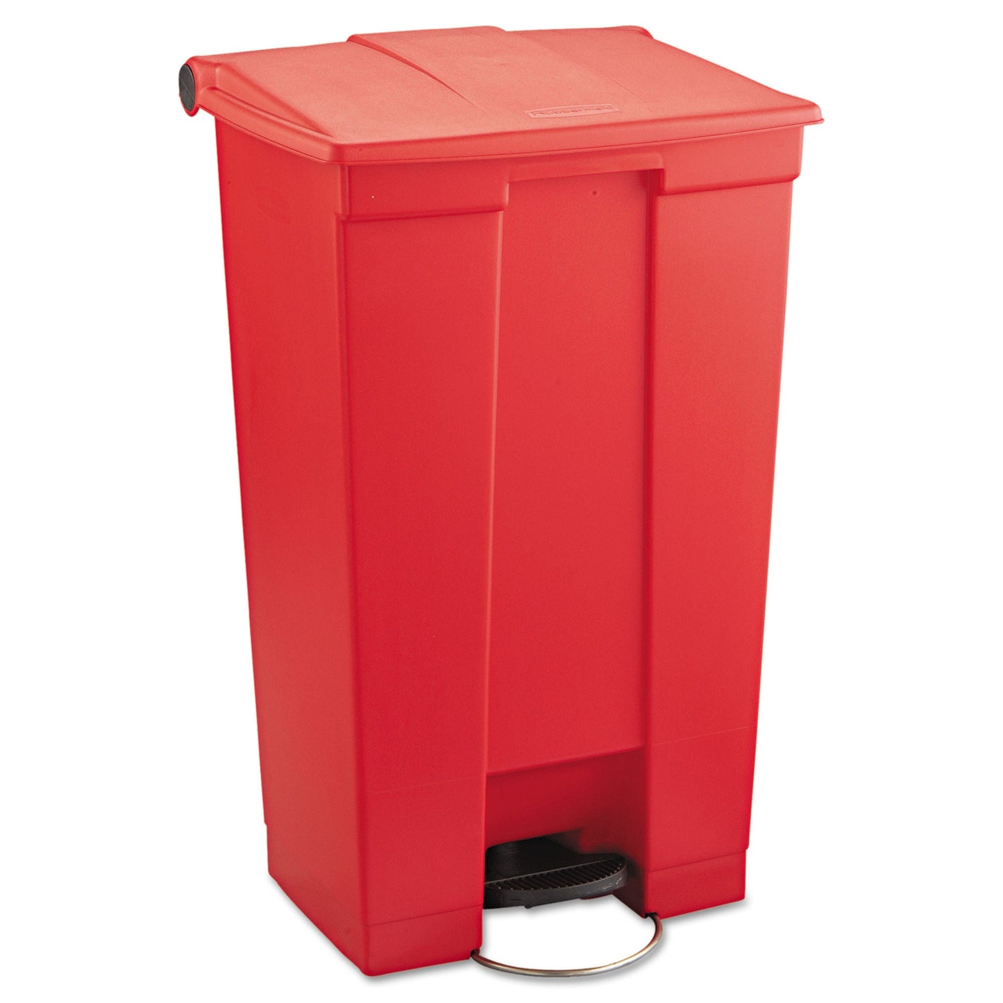 Rubbermaid Trash Can / 23 gal. Red Plastic Rectangular