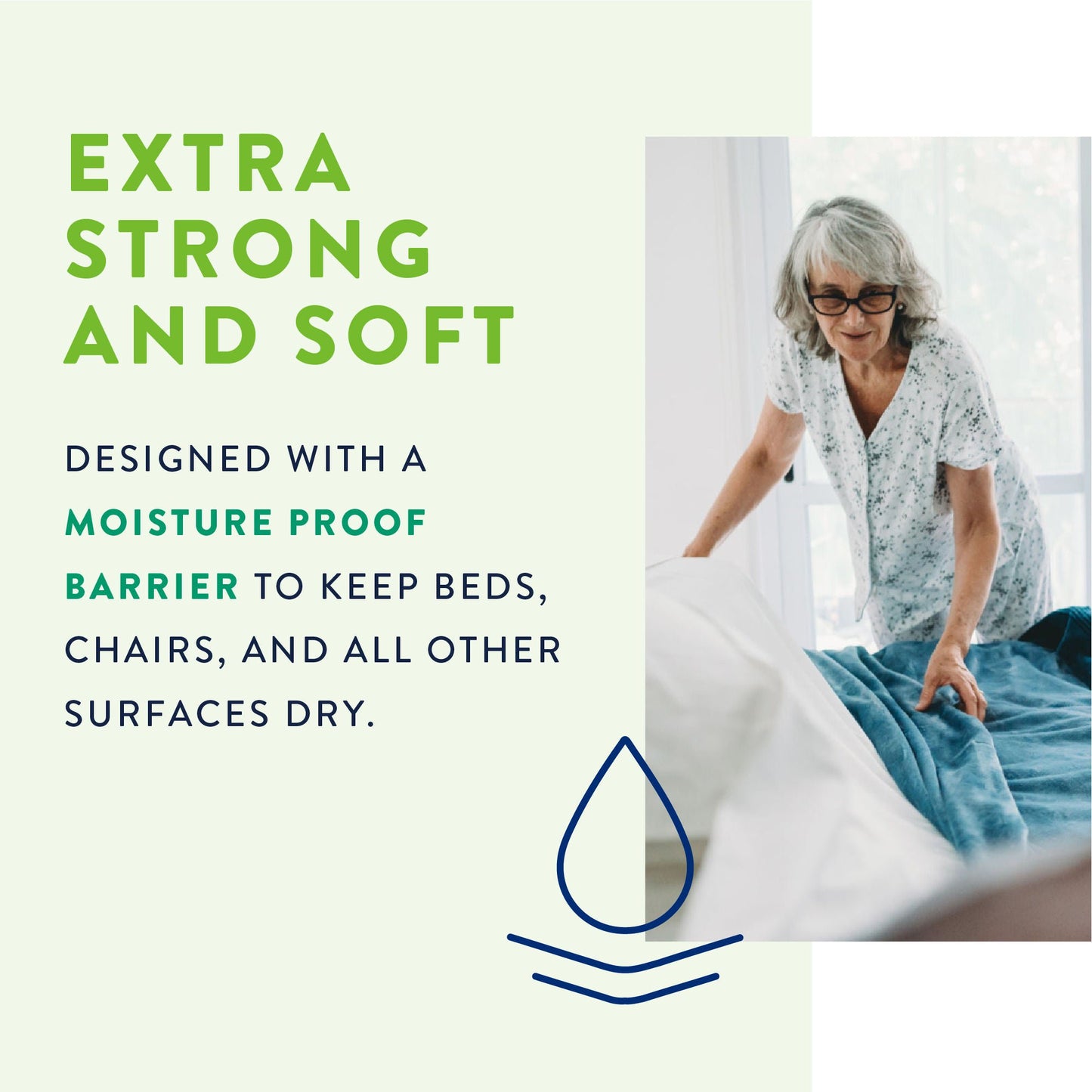 Prevail® Total Care™ Super Absorbent Polymer Underpad