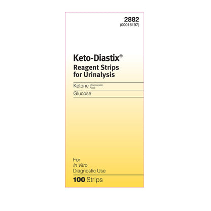 Keto-Diastix® Urinalysis Reagent Strips, Ketone test