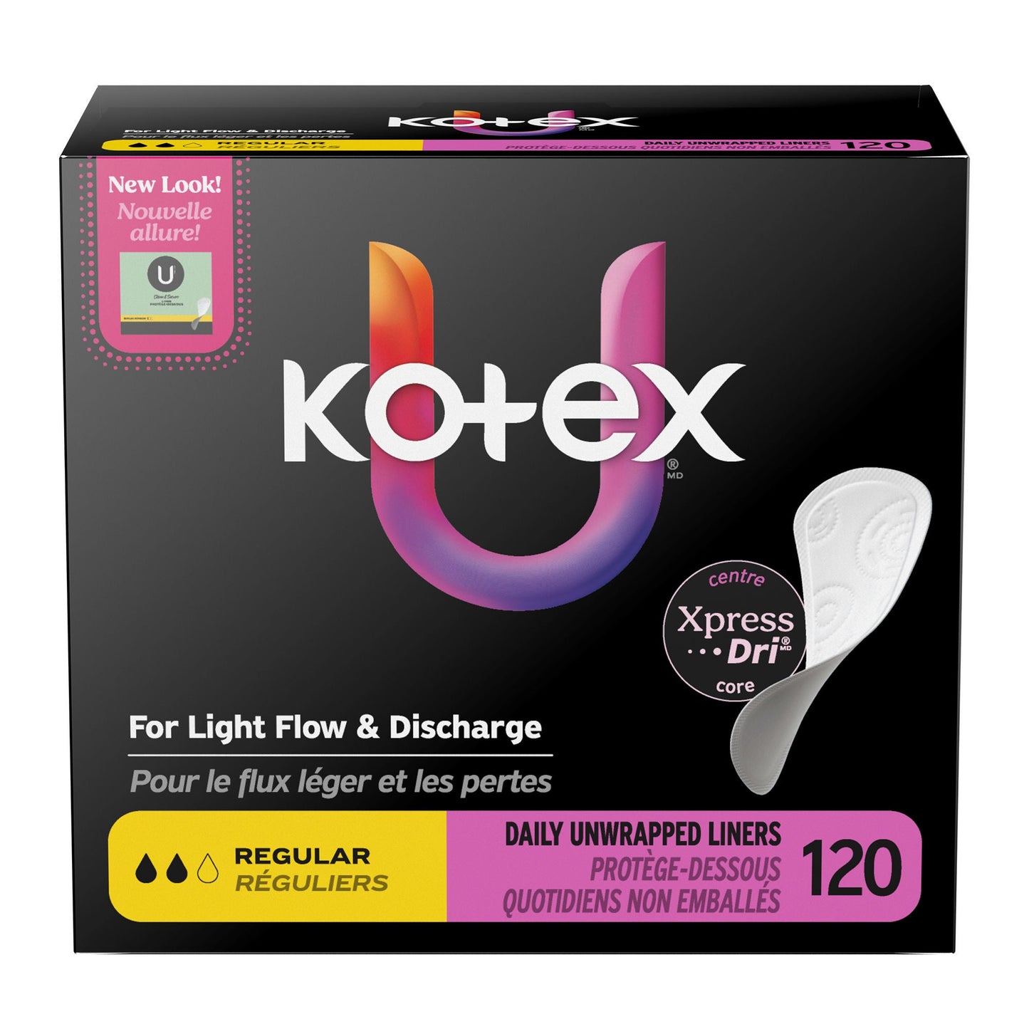 U by Kotex Panty Liner Light Absorbency