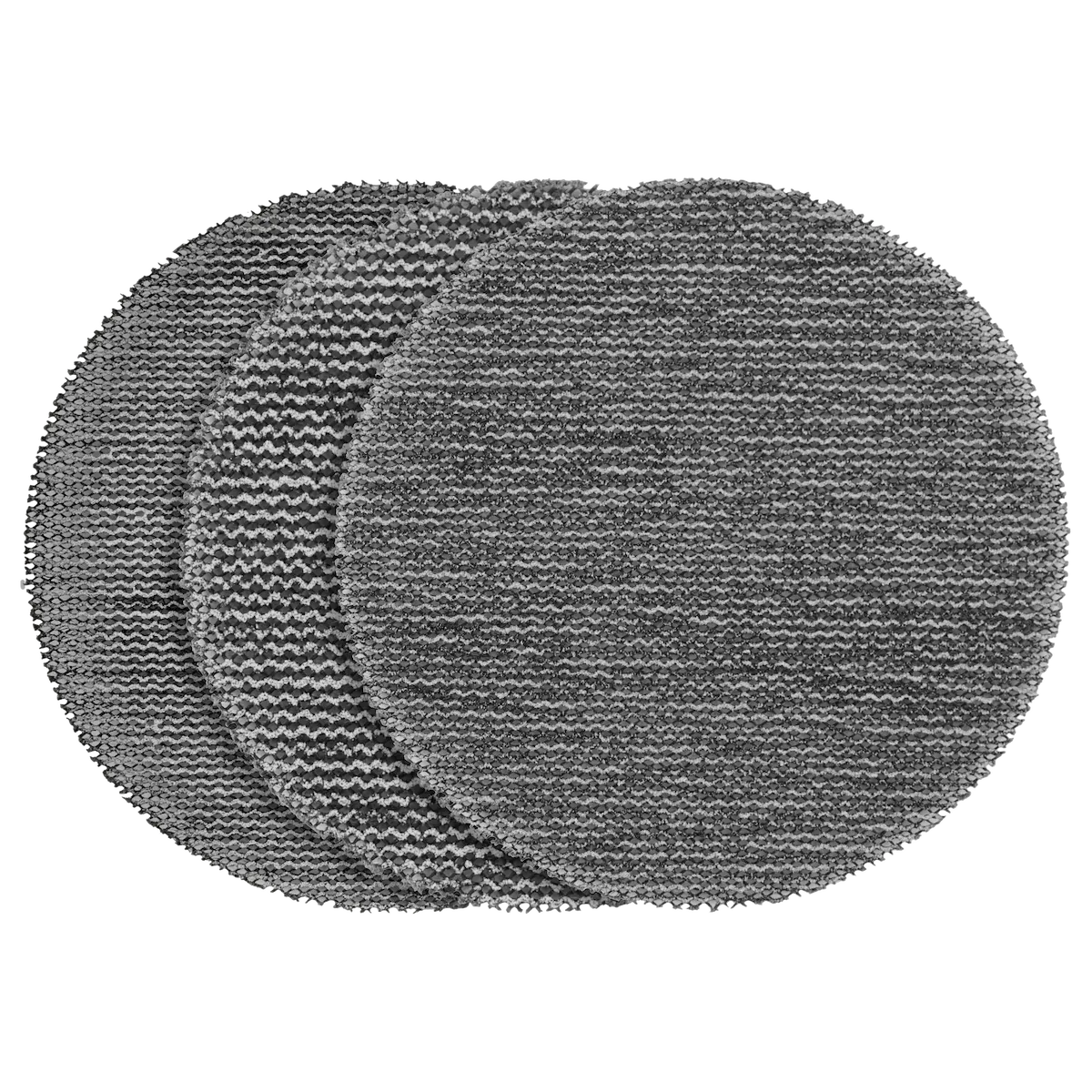 Milwaukee 3” Assorted 80, 120, 180 Grit Mesh Sanding Discs with POWERGRID Tear Resistant Mesh – (36 PK) + 3 Pad Savers 48-80-6406