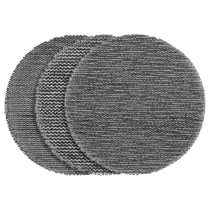 Milwaukee 3” Assorted 80, 120, 180 Grit Mesh Sanding Discs with POWERGRID Tear Resistant Mesh – (36 PK) + 3 Pad Savers 48-80-6406