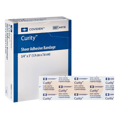 Curity™ Sheer Adhesive Strip, ¾ x