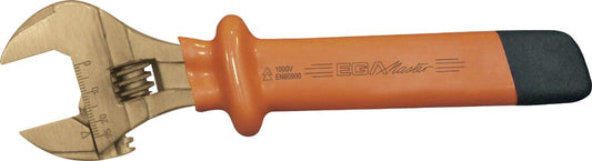 EGA Master Non-Sparking 1000V Insulated Adjustable Wrench — 8", Copper beryllium — 79361