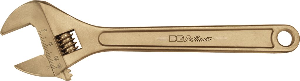 EGA Master Non-Sparking Adjustable Wrench — 12", Copper beryllium — 35752